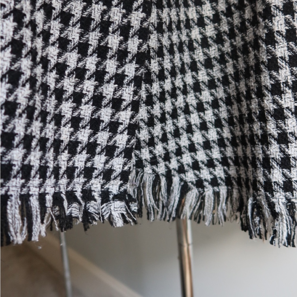 Black and White Houndstooth Shirt nasty gal - Picture 3 of 6
